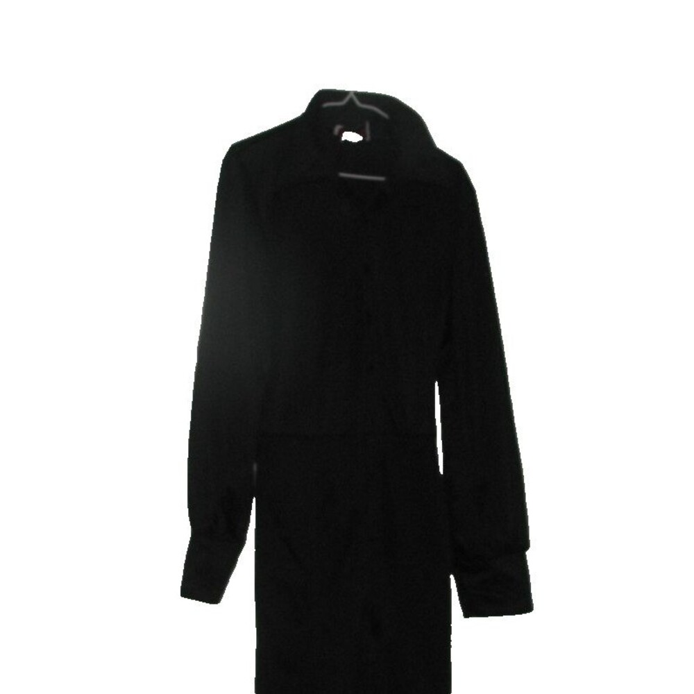Charades Black Bell Bottom Jumpsuit Men's Size Large Costume 70's Era NO Belt - Picture 4 of 4